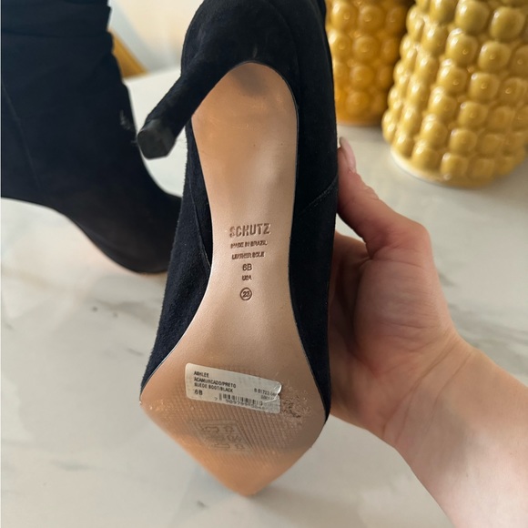 SCHUTZ STILETTO BOOTIES WORN ONCE ONLY - Picture 5 of 5